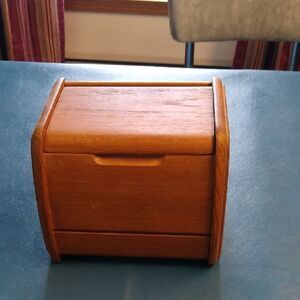 Wooden Recipe Box Goodwood stamp Cottagecore Grandmacore Countrycore